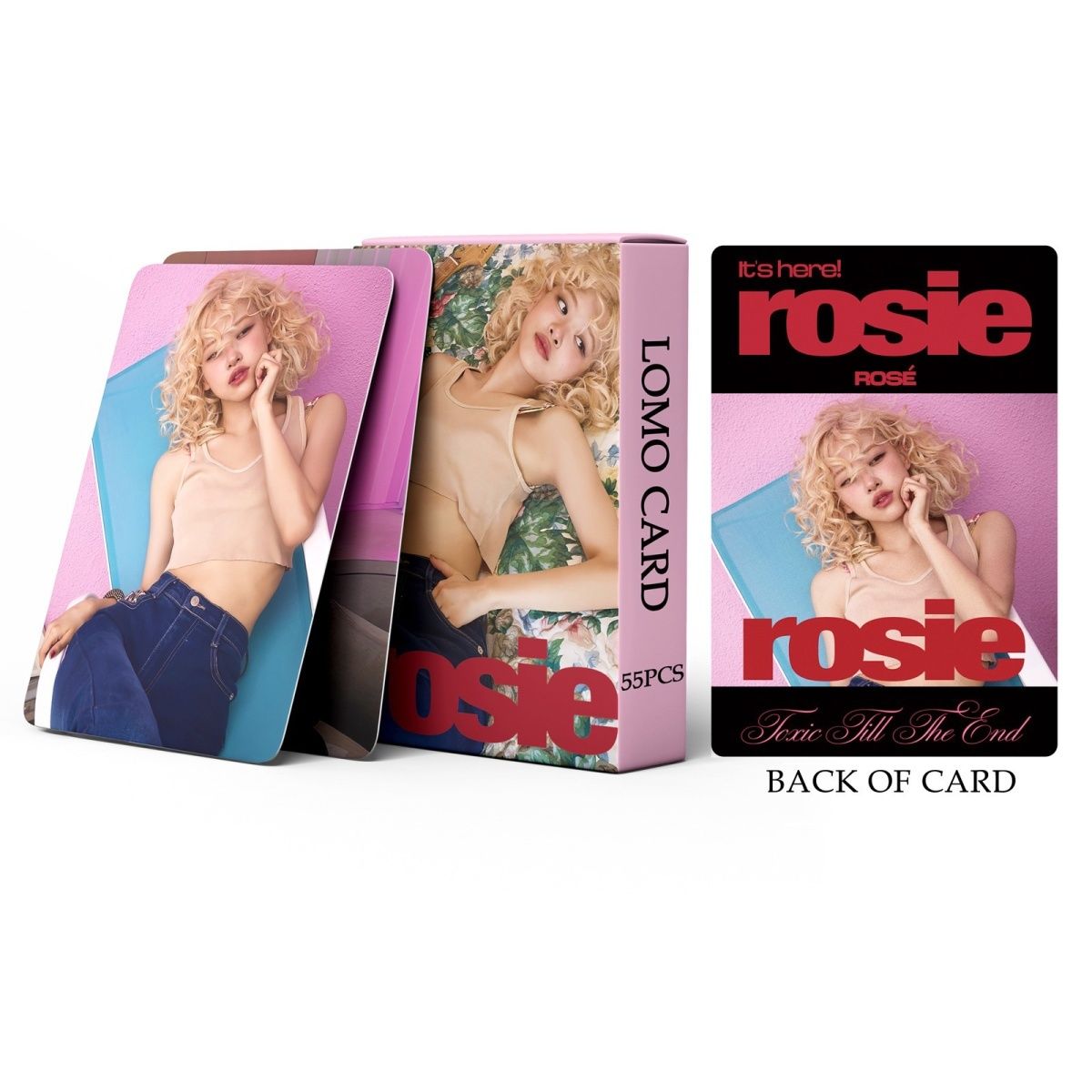 PHOTOCARTES ROSÉ - ROSIE 55 PIÈCES