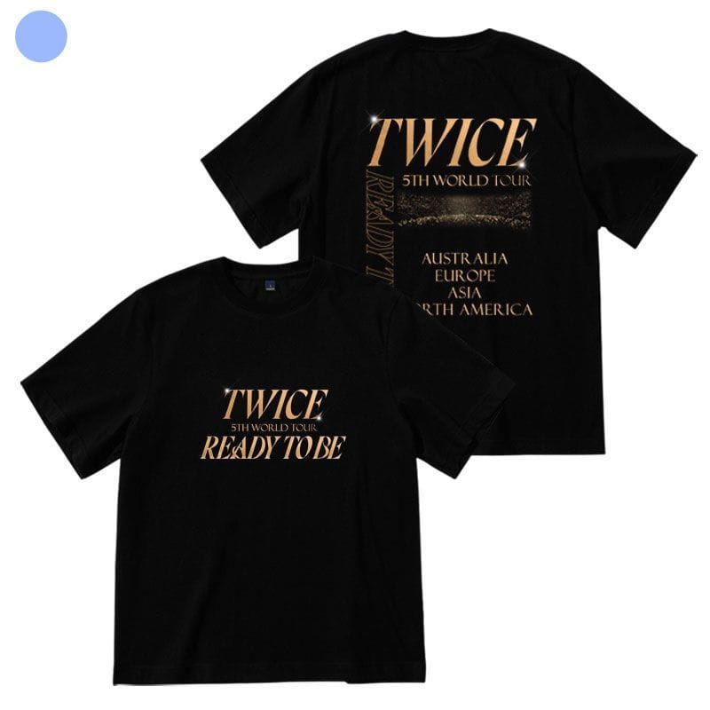 TWICE READY TO BE HAUTS COURTS/T-SHIRTS 100% COTON