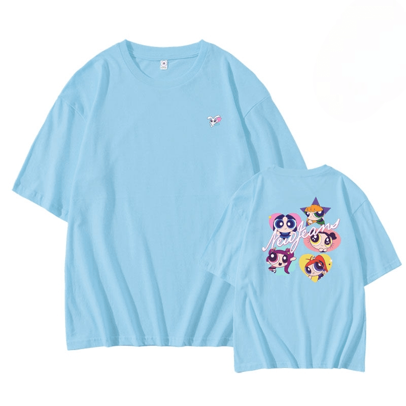 T-SHIRT NEWJEANS GET UP 100 % COTON (divers coloris)