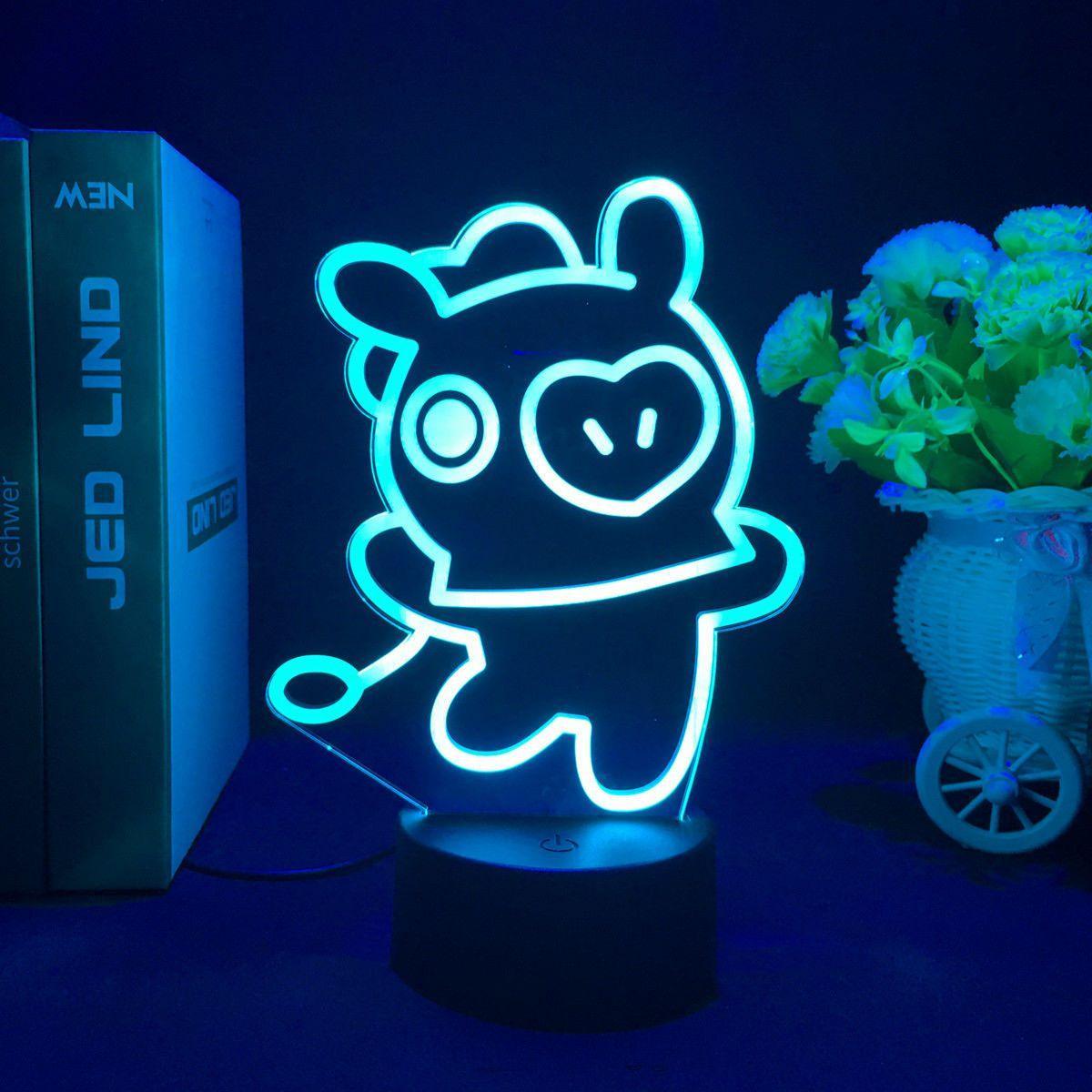 BT21 LAMP LED COLOR CHANGING LIGHT (16 COLORS) WITH REMOTE CONTROL