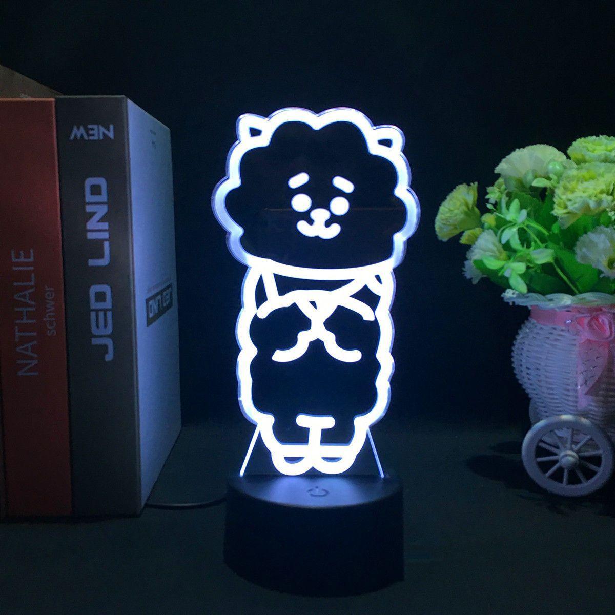 BT21 LAMP LED COLOR CHANGING LIGHT (16 COLORS) WITH REMOTE CONTROL
