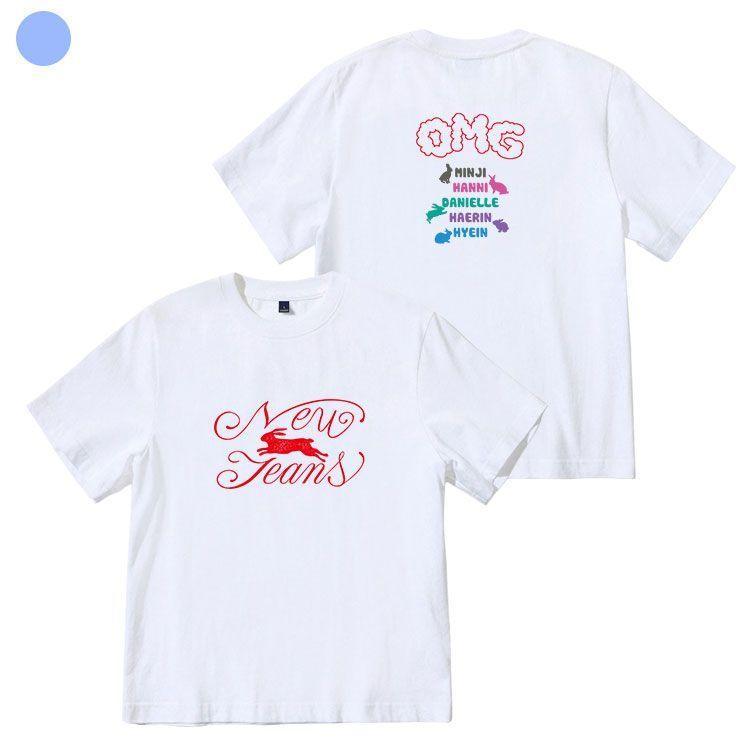 T-SHIRTS NEWJEANS OMG 100% COTON