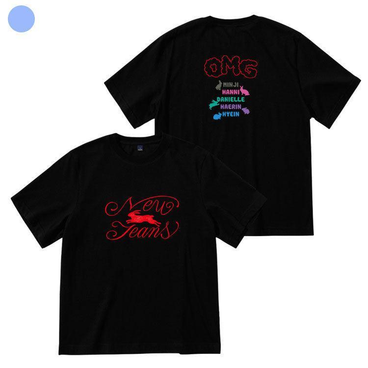 T-SHIRTS NEWJEANS OMG 100% COTON