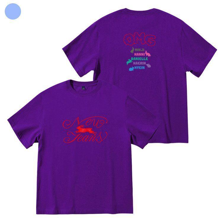 T-SHIRTS NEWJEANS OMG 100% COTON