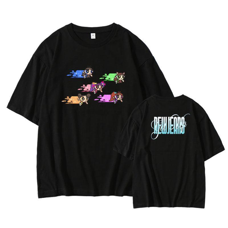 T-SHIRT NEWJEANS GET UP 100 % COTON (divers coloris)