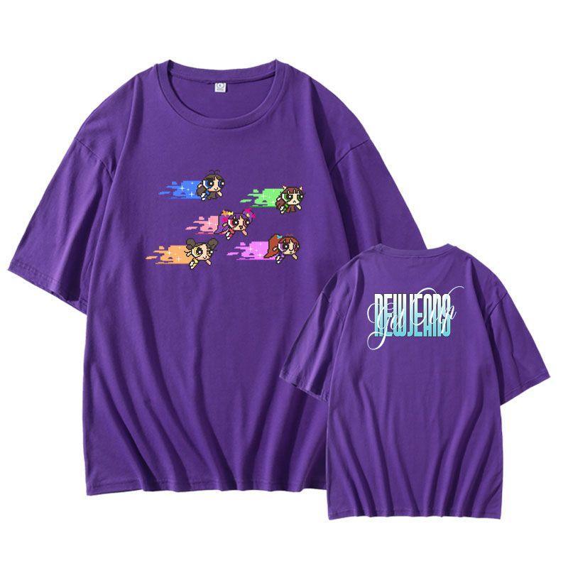 T-SHIRT NEWJEANS GET UP 100 % COTON (divers coloris)