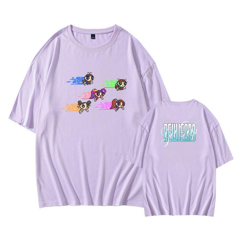 T-SHIRT NEWJEANS GET UP 100 % COTON (divers coloris)