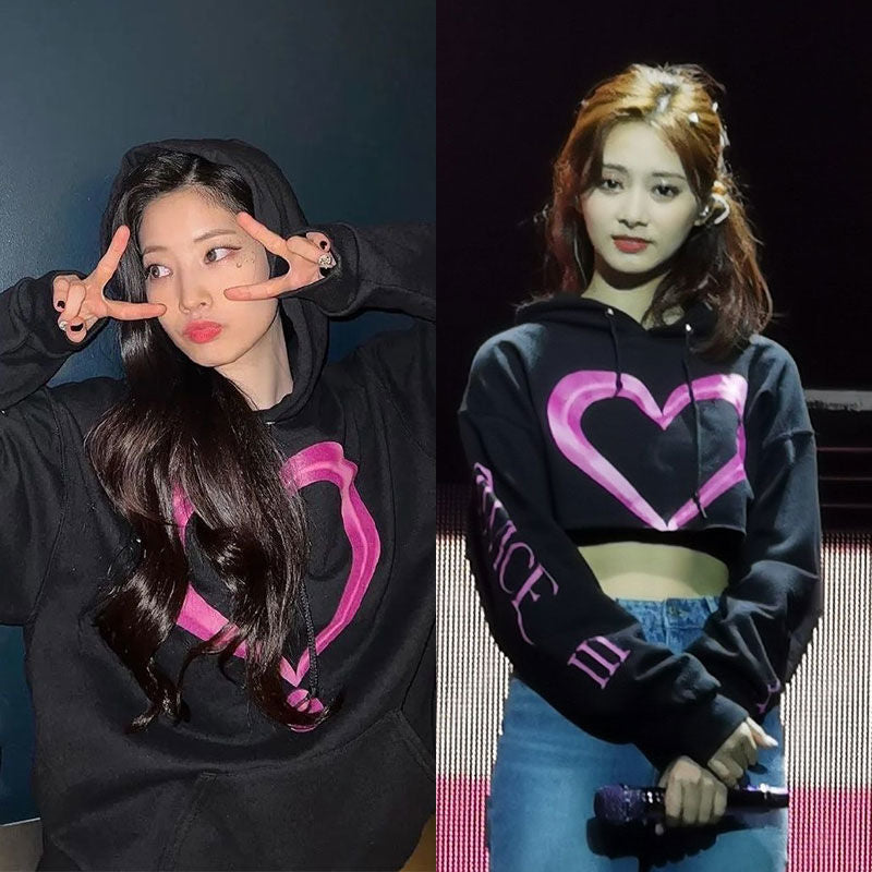 ENSEMBLE SWEAT À CAPUCHE ET PANTALON TWICE 4ÈME TOURNÉE MONDIALE III