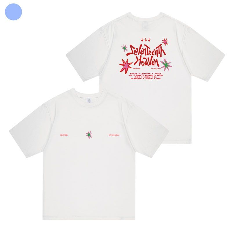 T-SHIRT DIX-SEPTIÈME MERCH HEAVEN 100% COTON (plusieurs coloris)