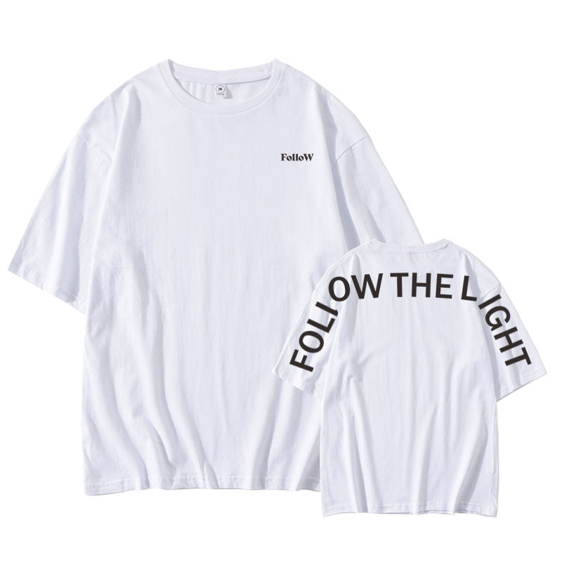 SEVENTEEN MERCH FOLLOW THE LIGHT T-SHIRTS 100% COTON