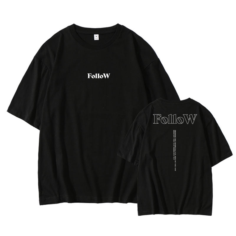SEVENTEEN MERCH FOLLOW THE LIGHT T-SHIRTS 100% COTON