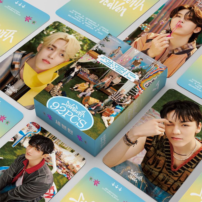 SEVENTEEN Kits SeventeenTh 92 PIÈCES (60 CARTES PHOTO + 32 AUTOCOLLANTS)