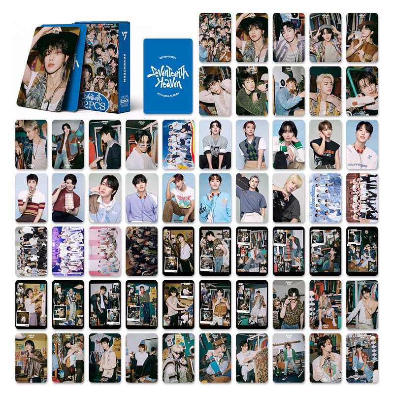 SEVENTEEN Kits SeventeenTh 92 PIÈCES (60 CARTES PHOTO + 32 AUTOCOLLANTS)