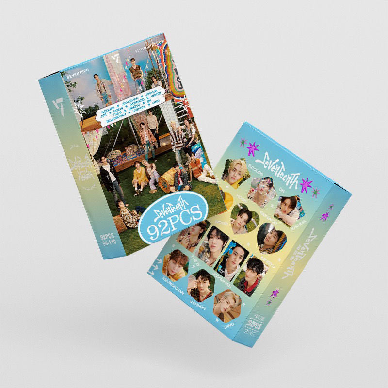 SEVENTEEN Kits SeventeenTh 92 PIÈCES (60 CARTES PHOTO + 32 AUTOCOLLANTS)