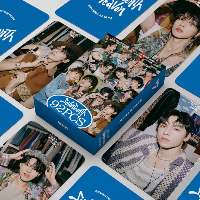 SEVENTEEN Kits SeventeenTh 92 PIÈCES (60 CARTES PHOTO + 32 AUTOCOLLANTS)