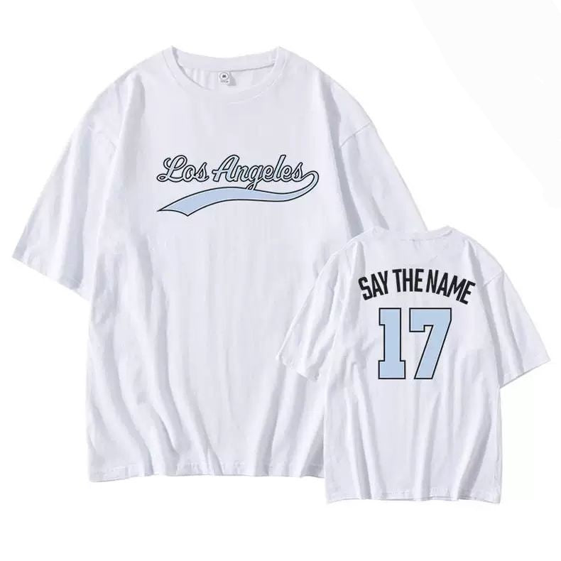 SEVENTEEN MERCH THE CITY LA T-SHIRTS 100% COTON