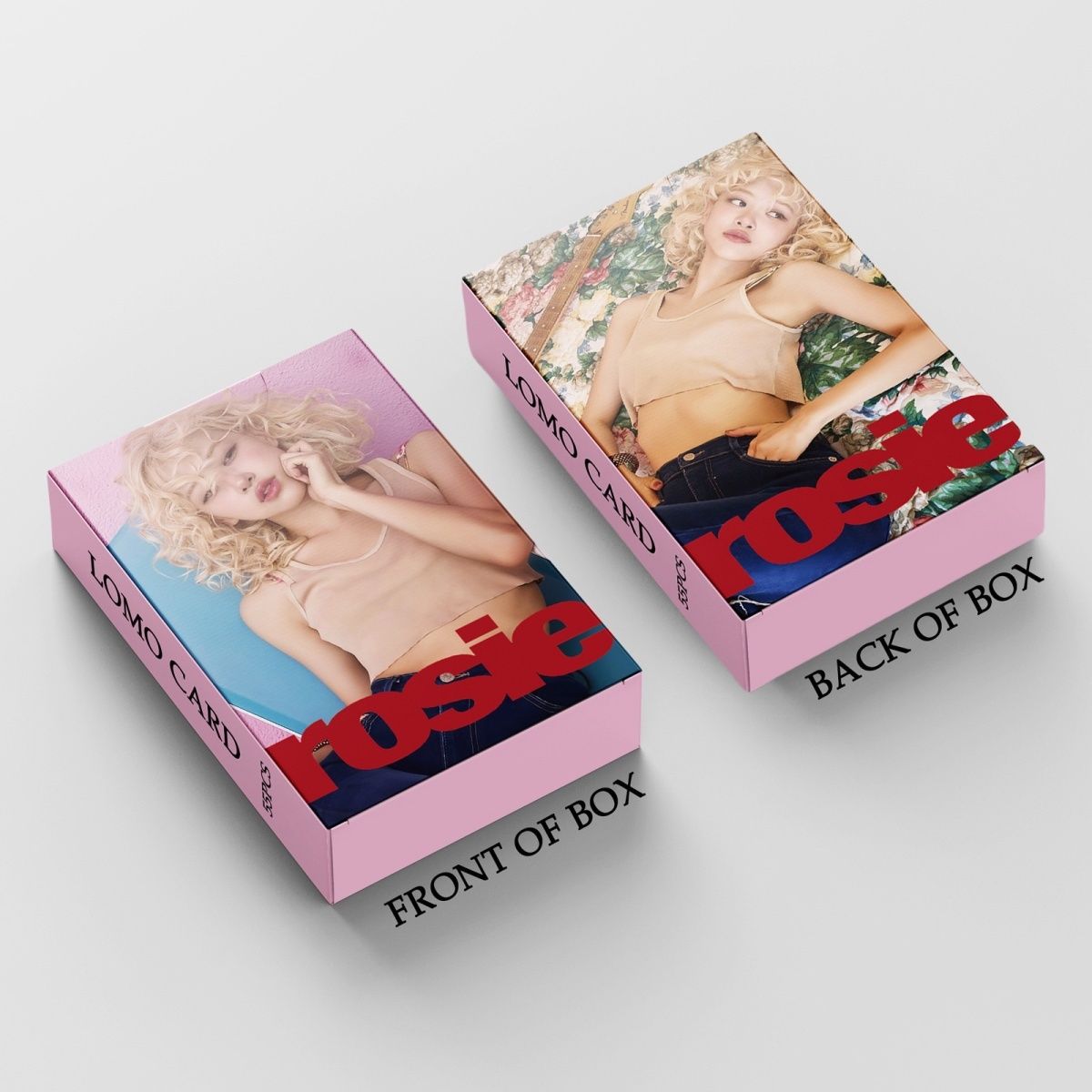 PHOTOCARTES ROSÉ - ROSIE 55 PIÈCES