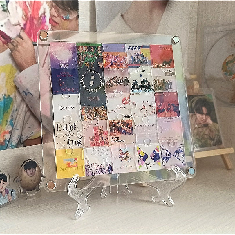 SEVENTEEN MERCH ALBUMS PUZZLE DÉCORATIF (2 tailles)