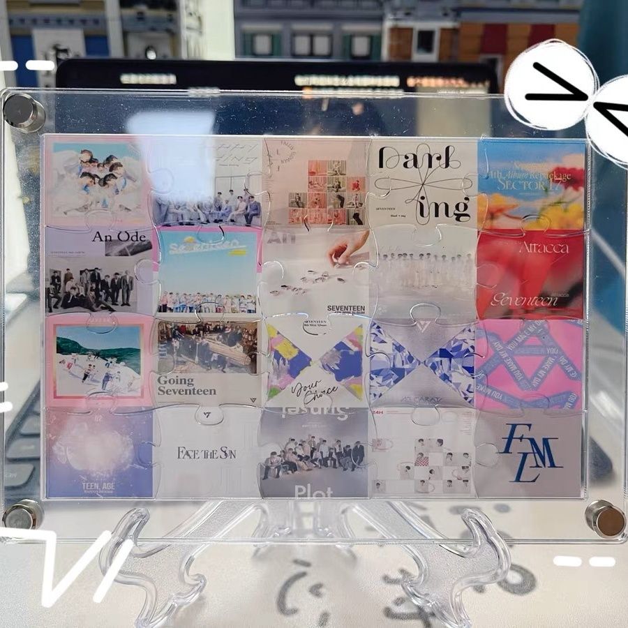 SEVENTEEN MERCH ALBUMS PUZZLE DÉCORATIF (2 tailles)