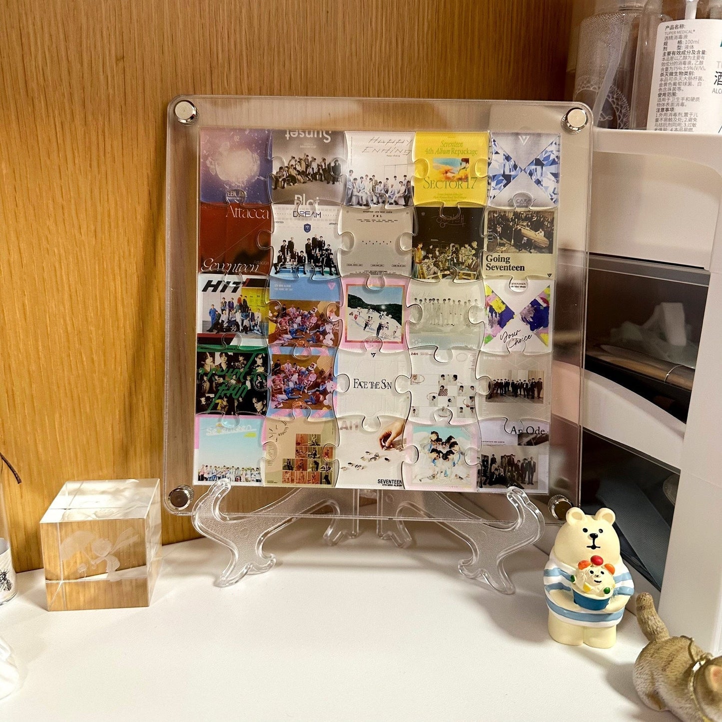 SEVENTEEN MERCH ALBUMS PUZZLE DÉCORATIF (2 tailles)