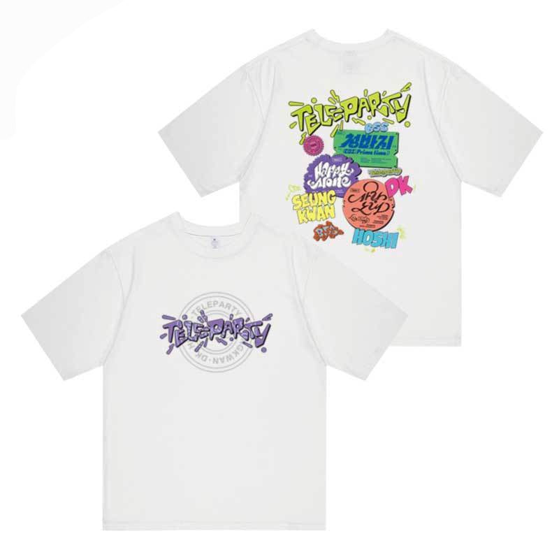 SEVENTEEN MERCH T-SHIRT BSS TELEPARTY 2025 100% COTON (divers coloris)