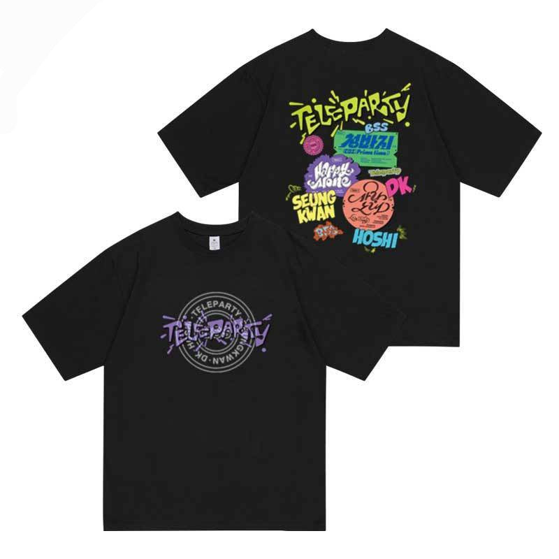 SEVENTEEN MERCH T-SHIRT BSS TELEPARTY 2025 100% COTON (divers coloris)