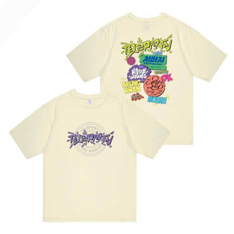 SEVENTEEN MERCH T-SHIRT BSS TELEPARTY 2025 100% COTON (divers coloris)