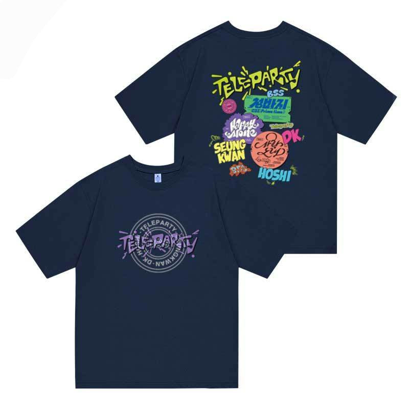 SEVENTEEN MERCH T-SHIRT BSS TELEPARTY 2025 100% COTON (divers coloris)