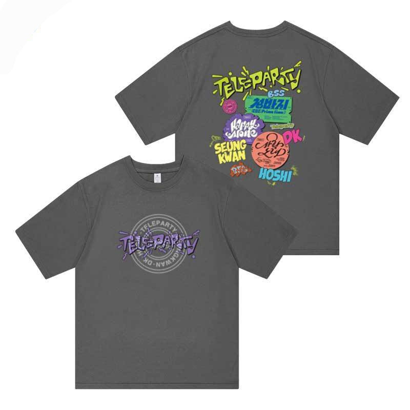 SEVENTEEN MERCH T-SHIRT BSS TELEPARTY 2025 100% COTON (divers coloris)