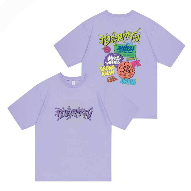 SEVENTEEN MERCH T-SHIRT BSS TELEPARTY 2025 100% COTON (divers coloris)