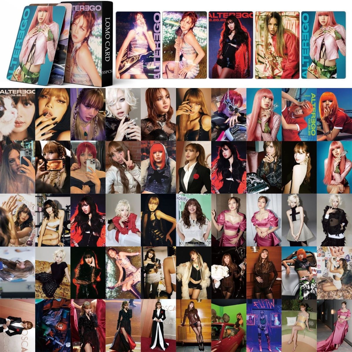 PHOTOCARDS LISA ALTER EGO 55 PCES