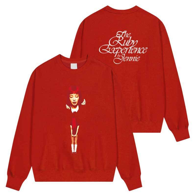 JENNIE (BLACKPINK) SWEAT À CAPUCHE RUBY