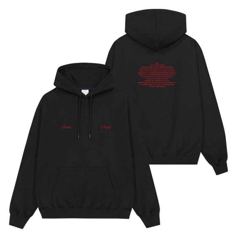 JENNIE (BLACKPINK) SWEAT À CAPUCHE RUBY