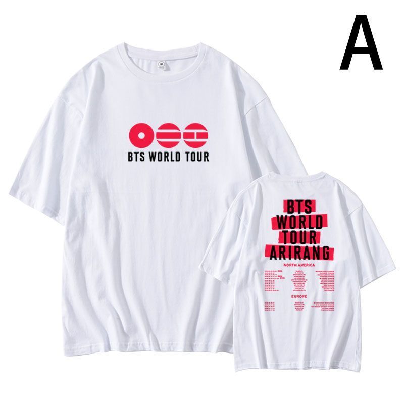 BTS WORLD TOUR 2026 ARIRANG T-SHIRTS 100% COTON