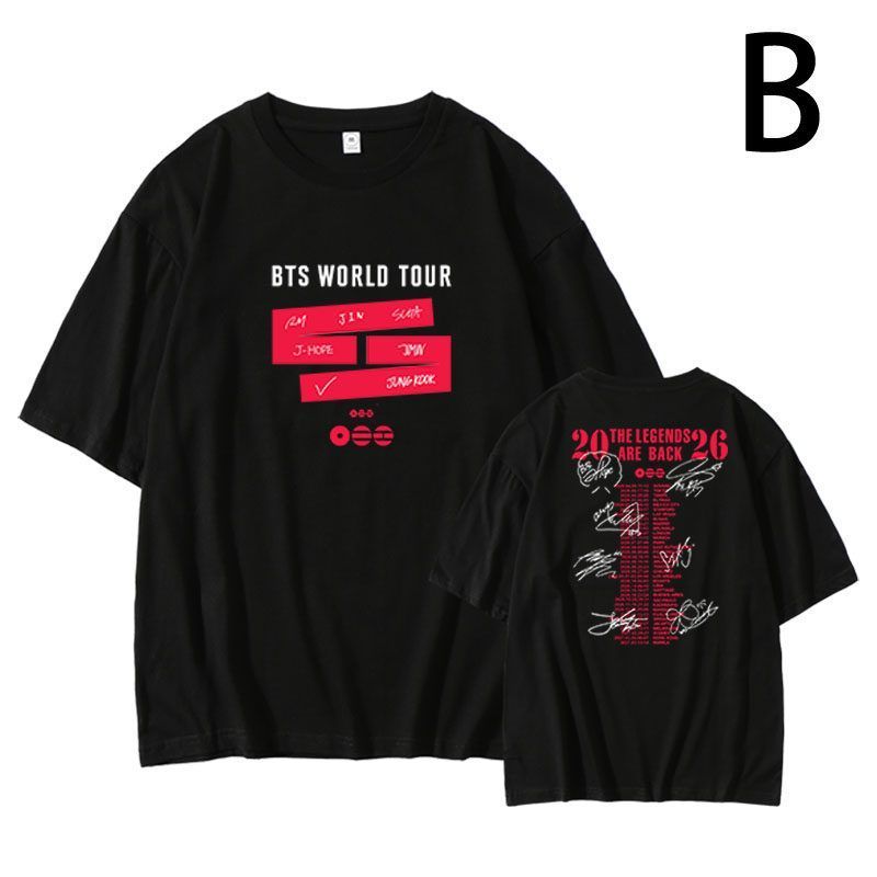 BTS WORLD TOUR 2026 ARIRANG T-SHIRTS 100% COTON