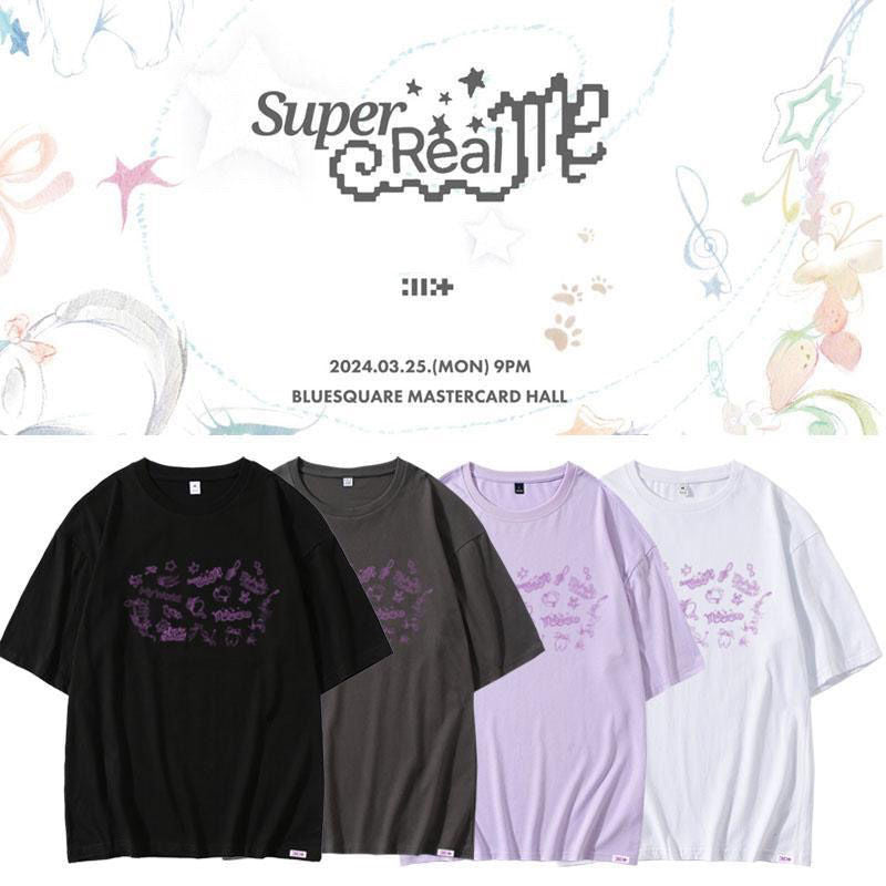 ILLIT SUPER REAL ME T SHIRT 100% COTON