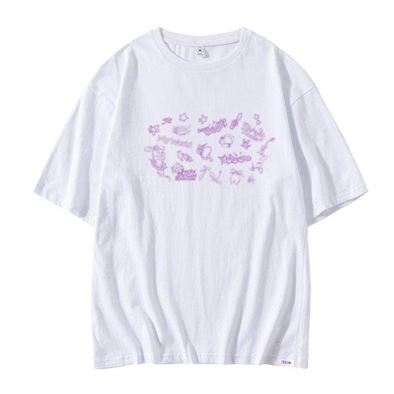 ILLIT SUPER REAL ME T SHIRT 100% COTON