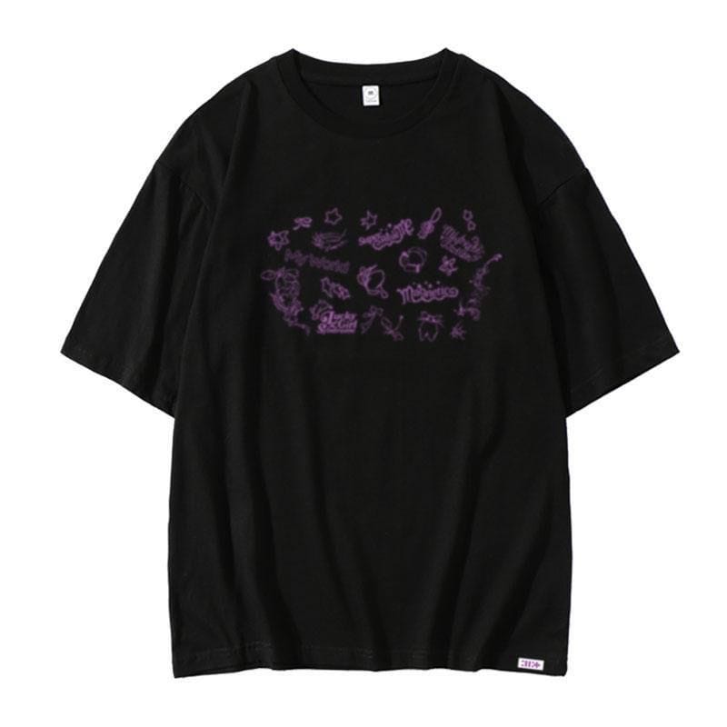 ILLIT SUPER REAL ME T SHIRT 100% COTON