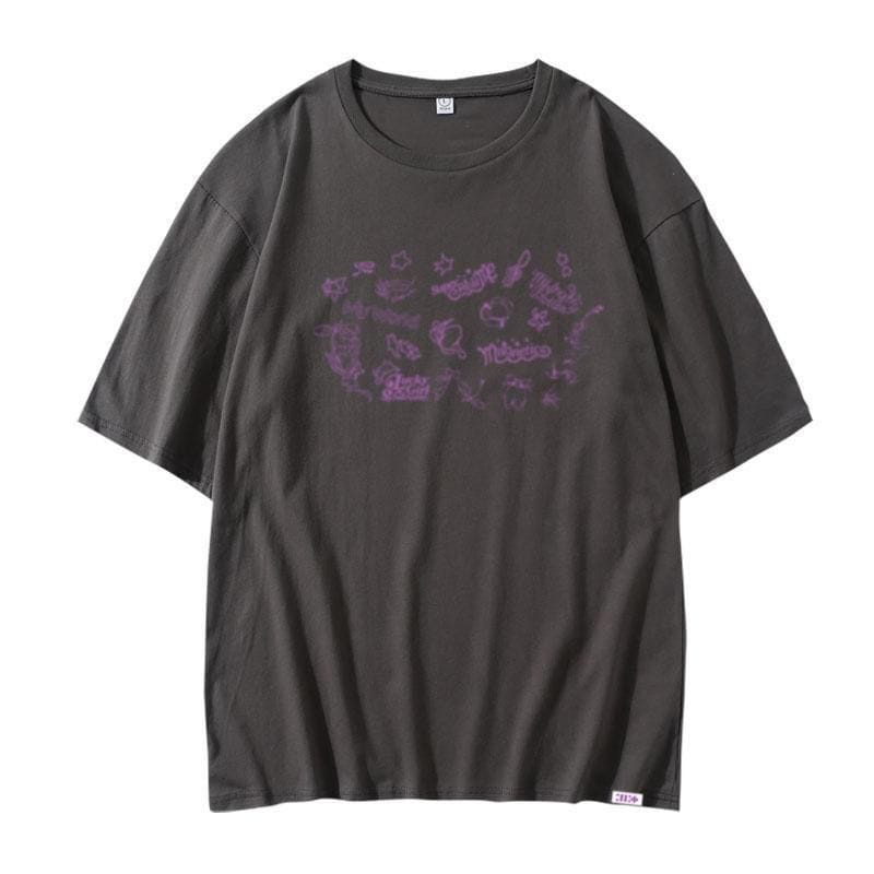 ILLIT SUPER REAL ME T SHIRT 100% COTON