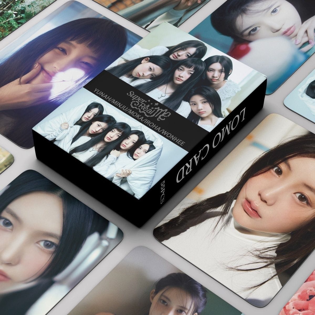 ILLIT SUPER REAL ME PHOTOCARDS 55 PIÈCES