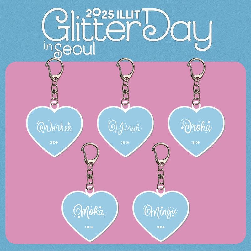 ILLIT PORTE-CLÉS GLITTERDAY