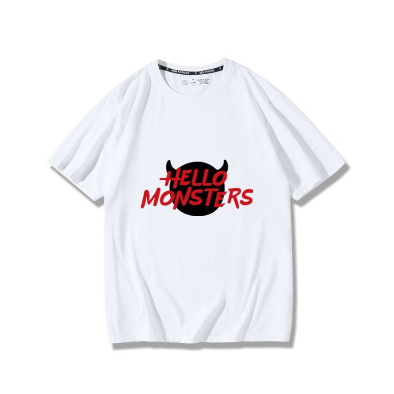 T-SHIRT BÉBÉ MONSTRE HELLO MONSTRE 100% COTON
