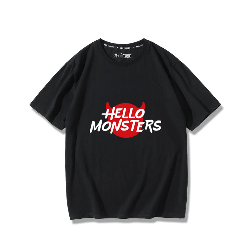 T-SHIRT BÉBÉ MONSTRE HELLO MONSTRE 100% COTON
