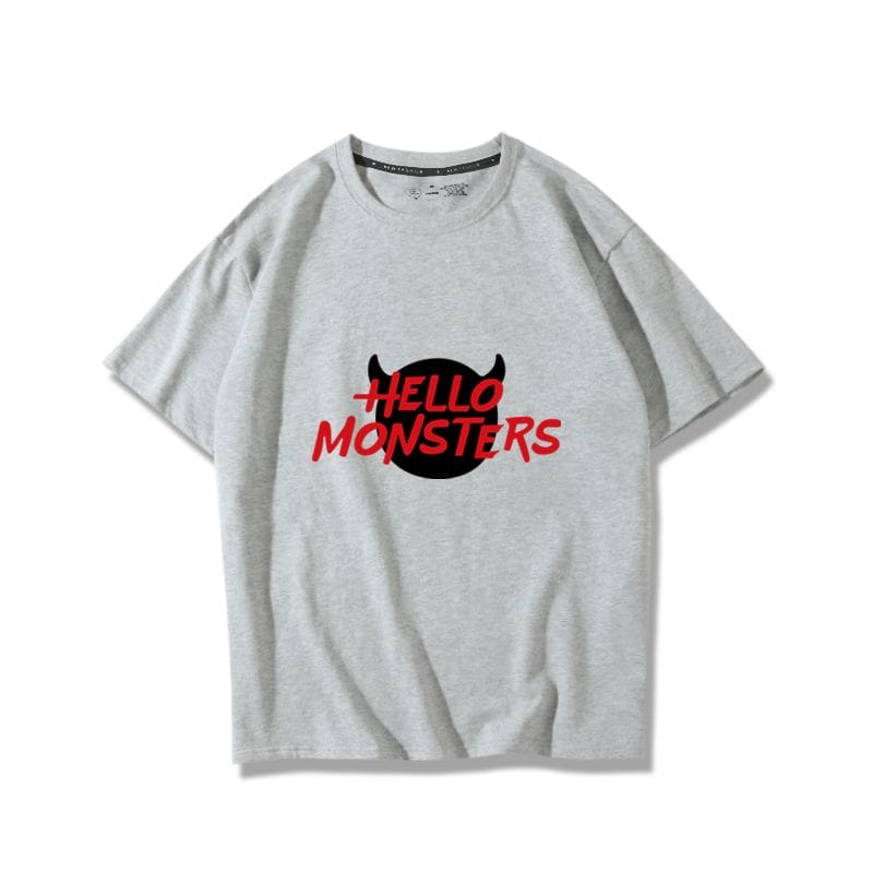 T-SHIRT BÉBÉ MONSTRE HELLO MONSTRE 100% COTON