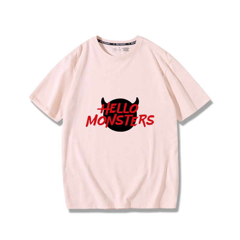 T-SHIRT BÉBÉ MONSTRE HELLO MONSTRE 100% COTON