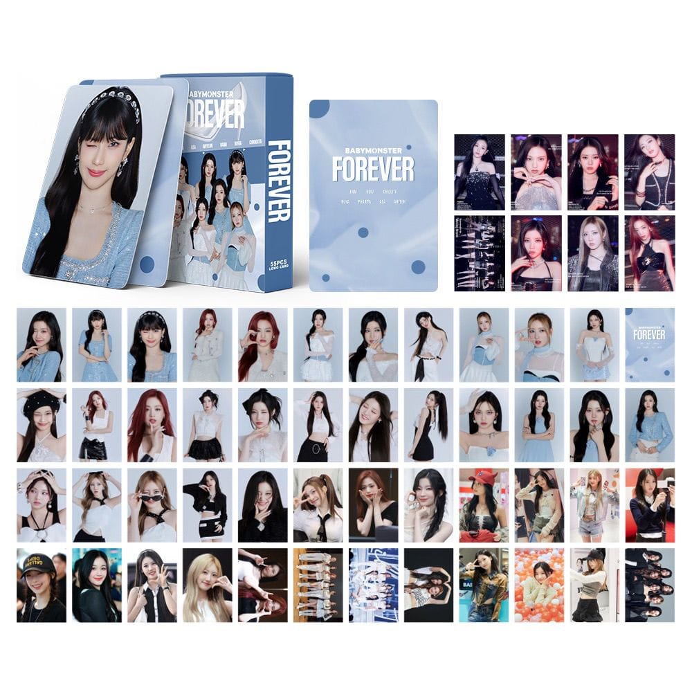 BABYMONSTER PHOTOCARDS FOREVER 55 PIÈCES