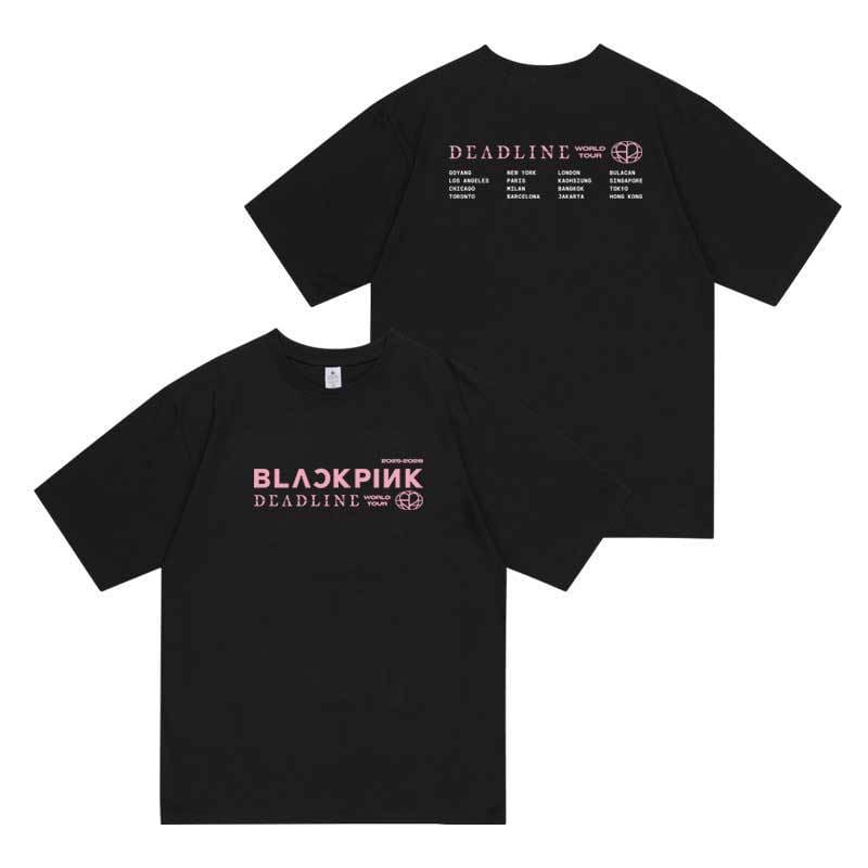 BLACKPINK DEADLINE T-SHIRT/CROPPEDS 100% COTTON