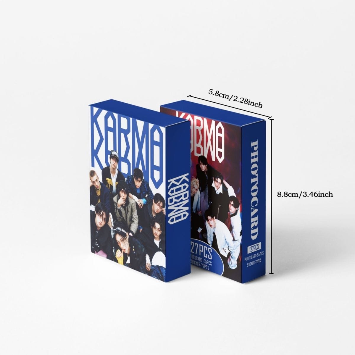PHOTOCARDS STRAY KIDS KARMA 127 PCS (55 cartes + 72 autocollants)