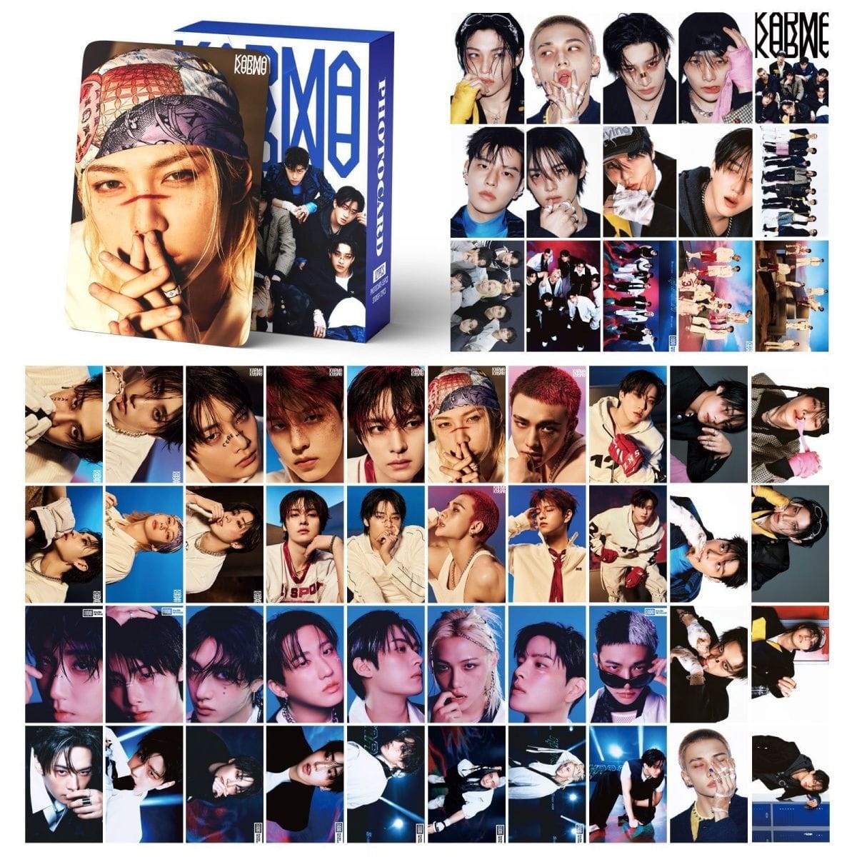 PHOTOCARDS STRAY KIDS KARMA 127 PCS (55 cartes + 72 autocollants)
