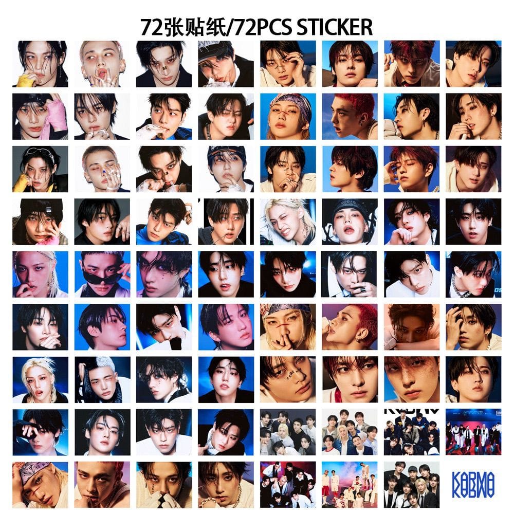 PHOTOCARDS STRAY KIDS KARMA 127 PCS (55 cartes + 72 autocollants)